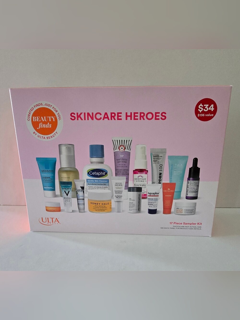 Ulta Beauty Skincare Heroes - 17 Pc Set - NEW - Travel Size Gift Set